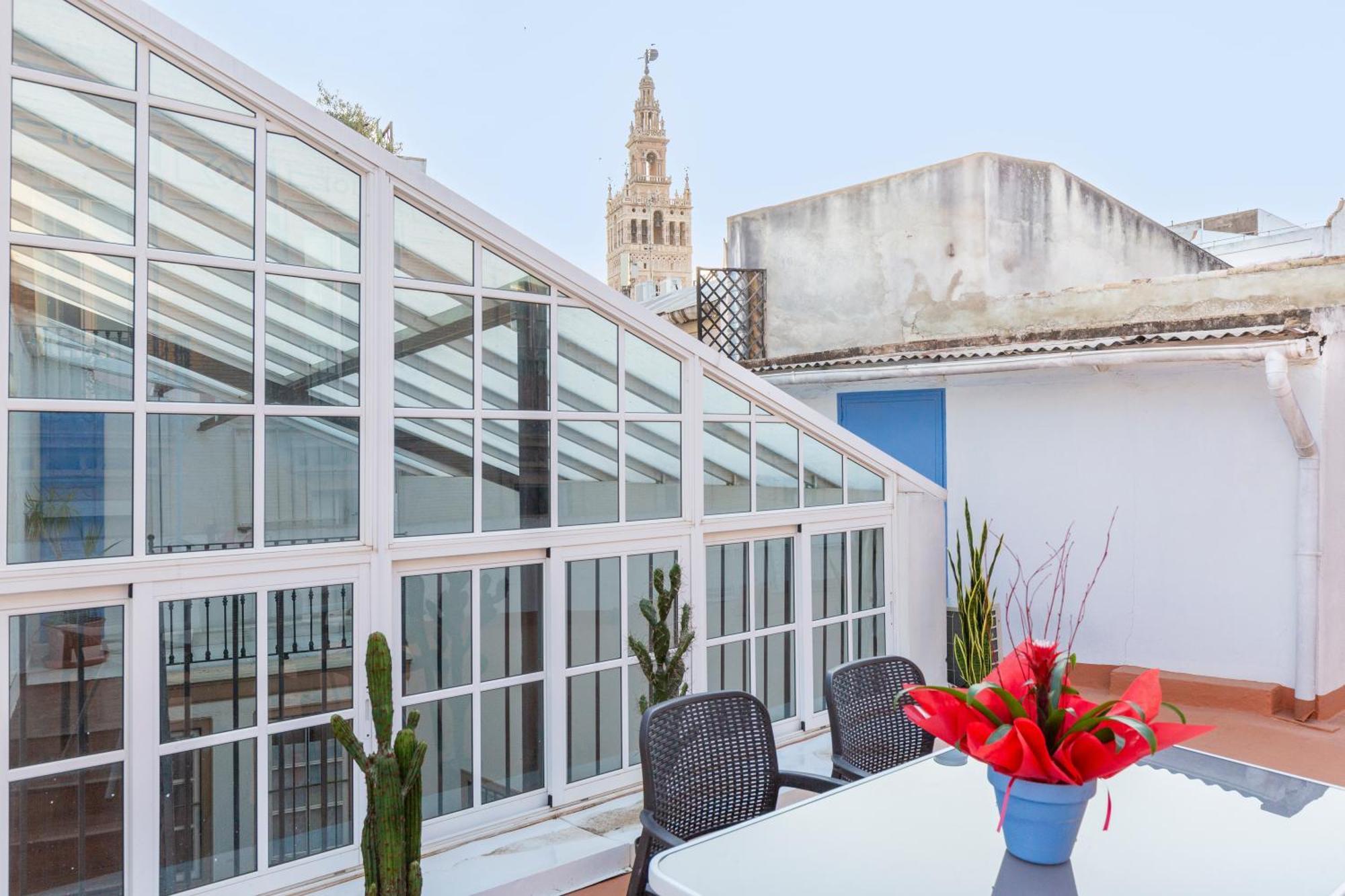 Descubrehome Santa Cruz Private Terrace With Giralda Views Sevilla Exterior foto